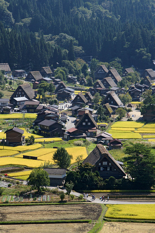 A vila de Shirakawa