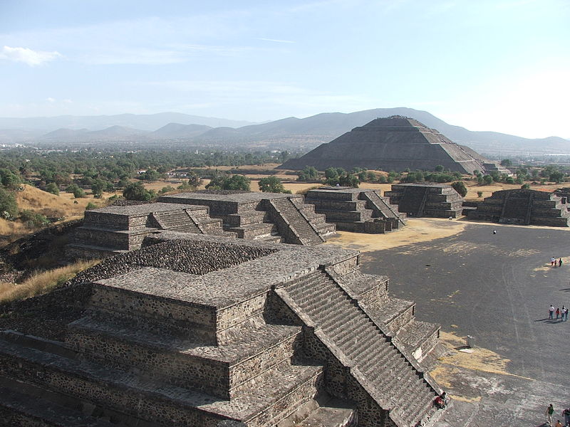 The pyramid of the sun