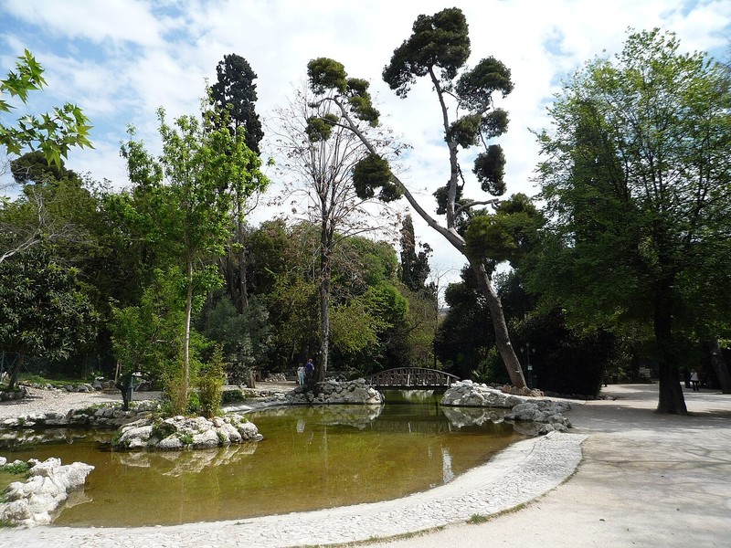 Jardín Nacional en Atenas