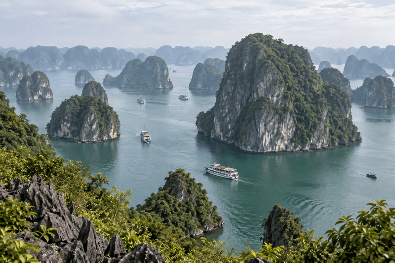Ha-Long-Bucht - ein Labyrinth aus Tausenden Inseln