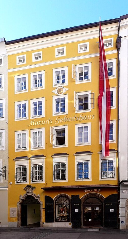 Mozarts Geburtshaus in Salzburg