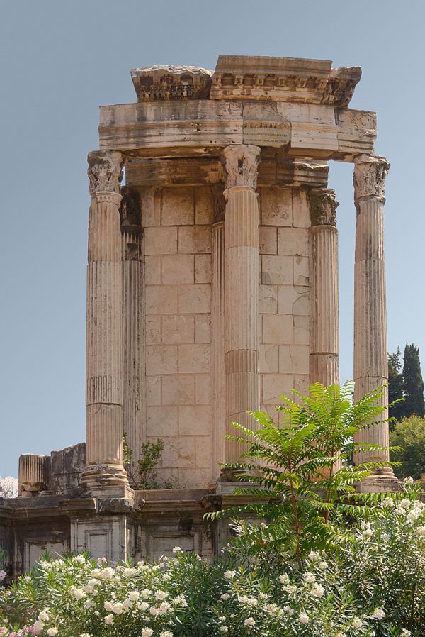 Tempel der Vesta in Rom