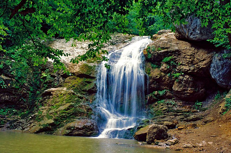 Wasserfälle des Rufabgo-Baches