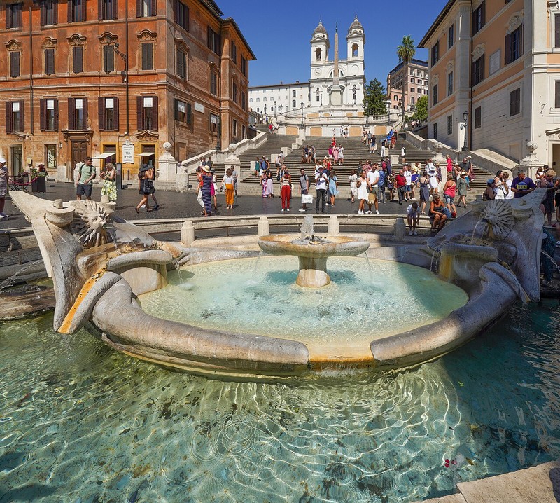 Barcaccia Fountain