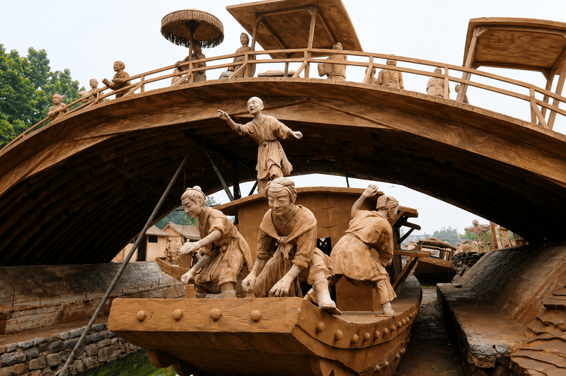 Clay sculpture park