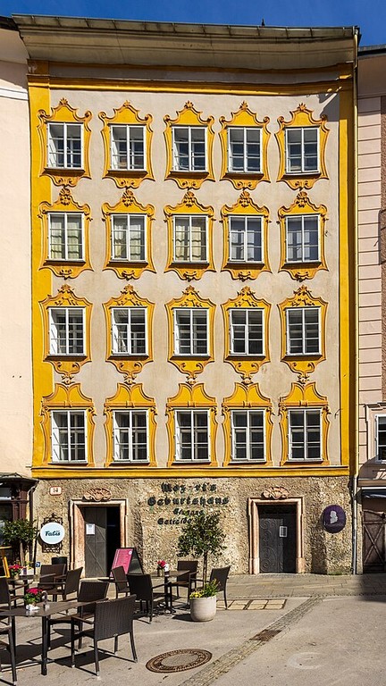 Mozarts Geburtshaus in Salzburg
