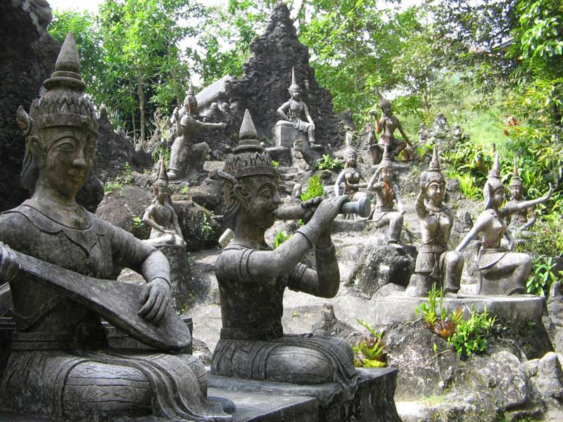 Jardin magique de Bouddha