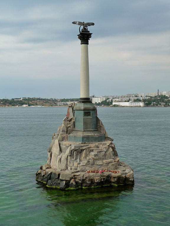 Denkmal für überflutete Schiffe