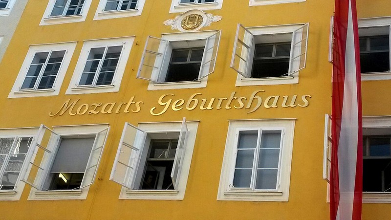 Mozarts Geburtshaus in Salzburg