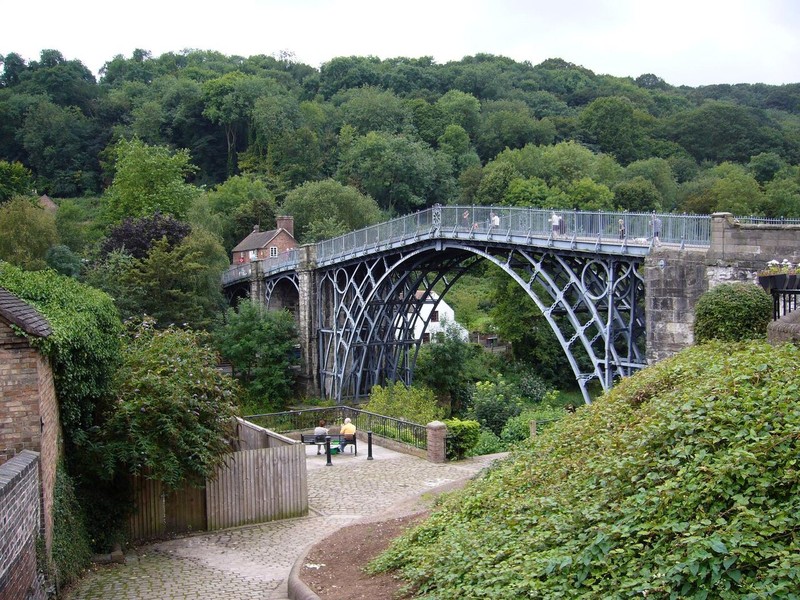 Gusseiserne Brücke über den Severn