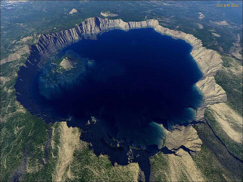 National Park Lake Crater