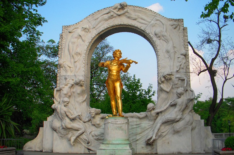Monument à Johann Strauss à Vienne