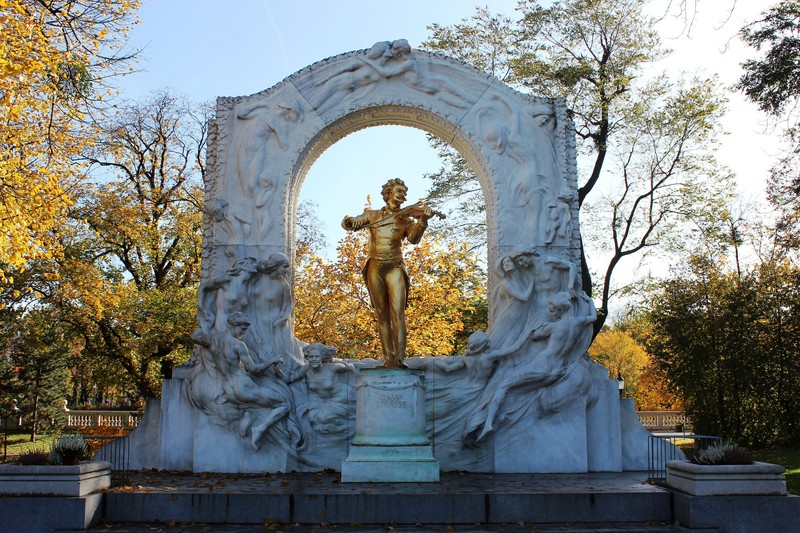 Monument à Johann Strauss à Vienne