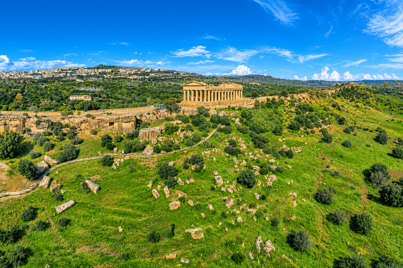 Vale dos Templos em Agrigento