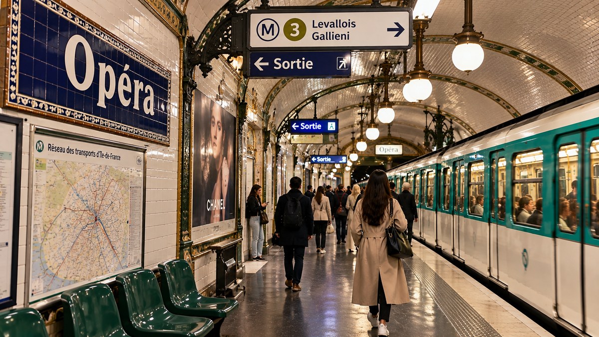 Метро в Париже